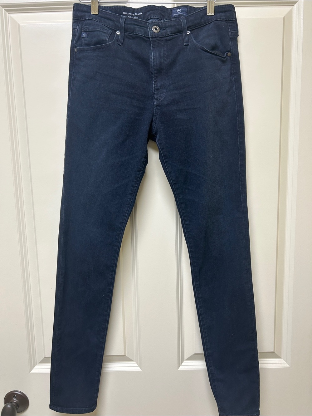 A G Denim jeans. The Farrah skinny.